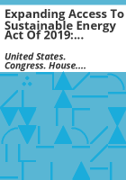 Expanding_Access_to_Sustainable_Energy_Act_of_2019